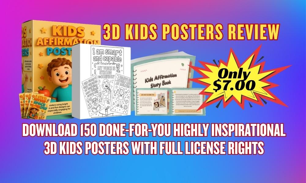 MdSirazulI45988's tweet image. 3D Kids Posters Review: Inspire Children With Positive Affirmations
Click Here For More Information: bscwithreview.com/3d-kids-poster…

#GrowthMindsetForKids #PrintablePosters #KidsRoomDecor #ClassroomPosters #DigitalProductsForKids #ConfidenceBuildingForKids #CreativeLearning