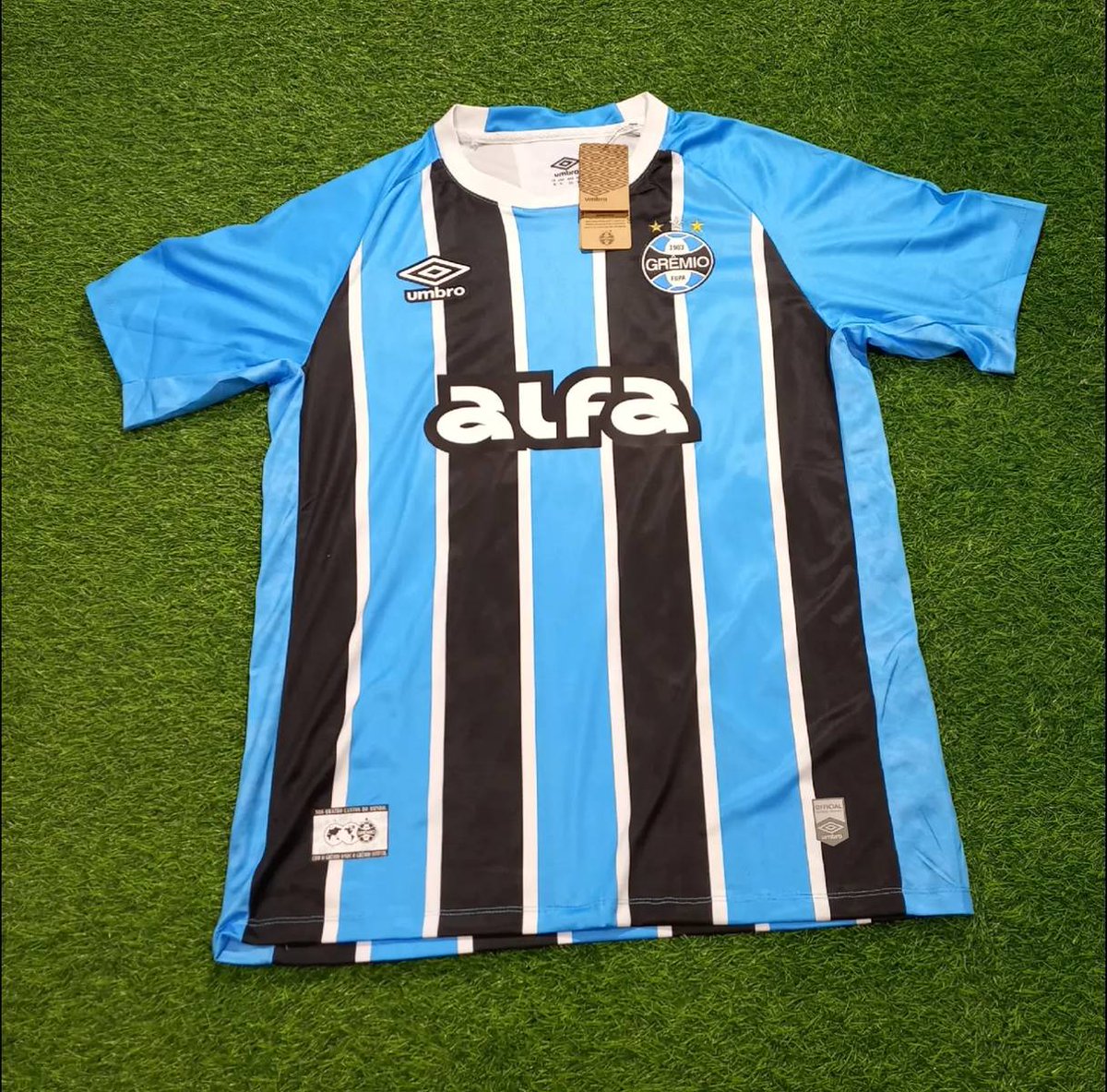 lojaelhsports's tweet photo. 🔵⚫⚪ Camisa I Grêmio 25/26
O manto do Imortal fala por si!
Tradição, garra e história em cada detalhe dessa camisa!
Quem é gremista sente o peso desse escudo!
Link nos comentários.
#Grêmio #ImortalTricolor #CamisaDoGrêmio #GFBPA #FutebolÉPaixão #ELHSports https://t.co/vREhchG4op