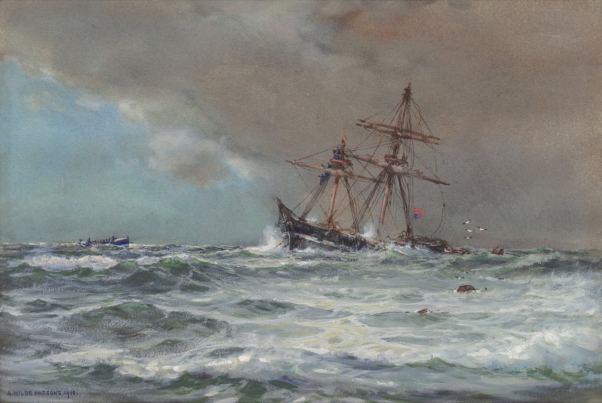 Rescue at Sea by Arthur Wilde Parsons