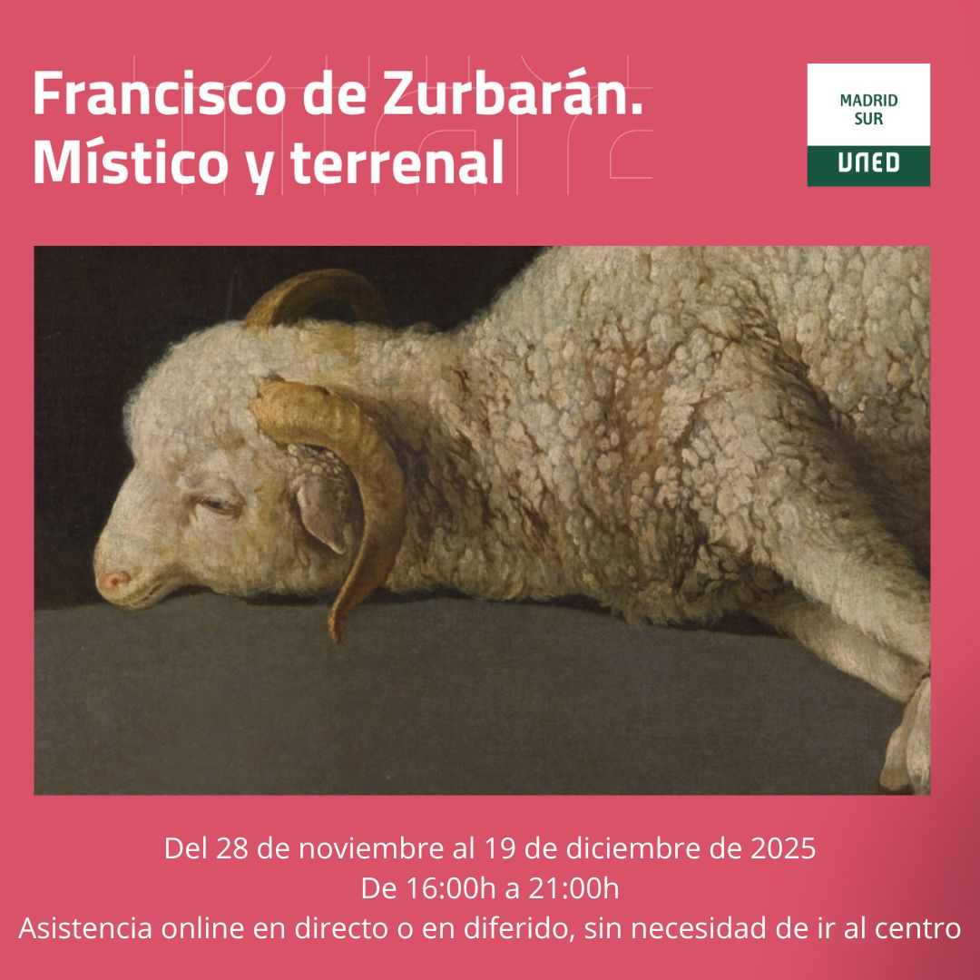 Francisco de  Zurbarán, uno de los grandes nombres de la pintura española, es el tema  de este curso, en el que se revisará el momento histórico en el que  vivió, su biografía y las etapas de su obra, desde su infancia en  Extremadura.

extension.uned.es/actividad/46843