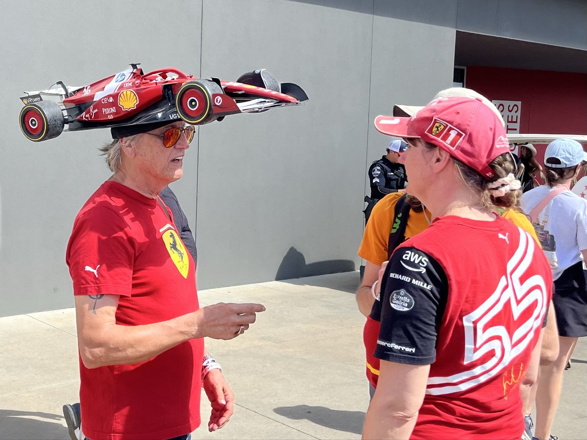 All settled into our seats for day three <a href="/COTA/">Circuit of The Americas</a>. Feels like a good distraction from whatever direction the latest chaos back home is heading in…