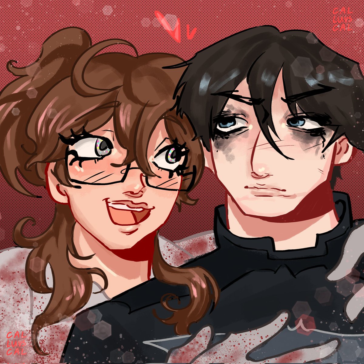 cmon, cmon, and love me normally &lt;3

🎨: calluvscal !! 

જ⁀➴ #batnette #yumeship #yumeart #yumetwt #batman 🦇