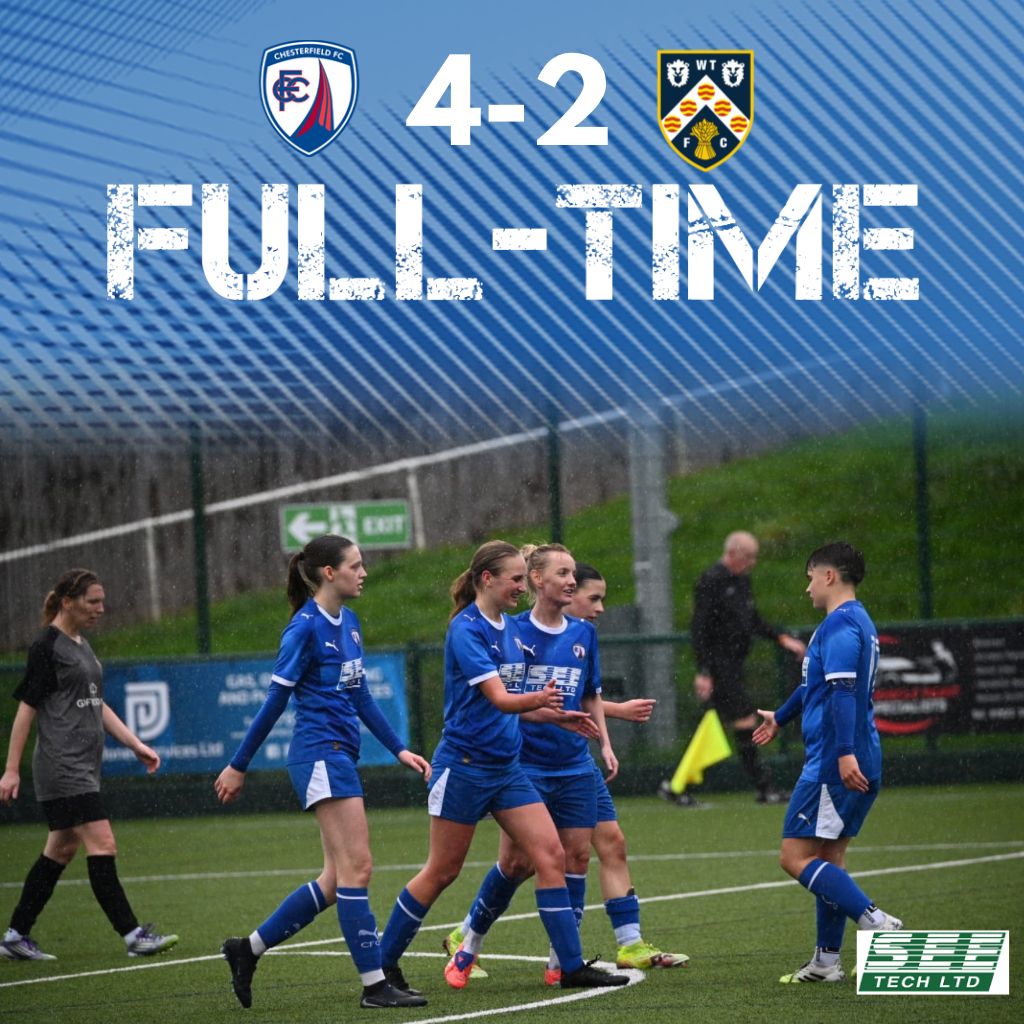 ⏹️ Aaaaaand breathe!

The Spireites come out on top after an end-to-end second half.

#CFCW