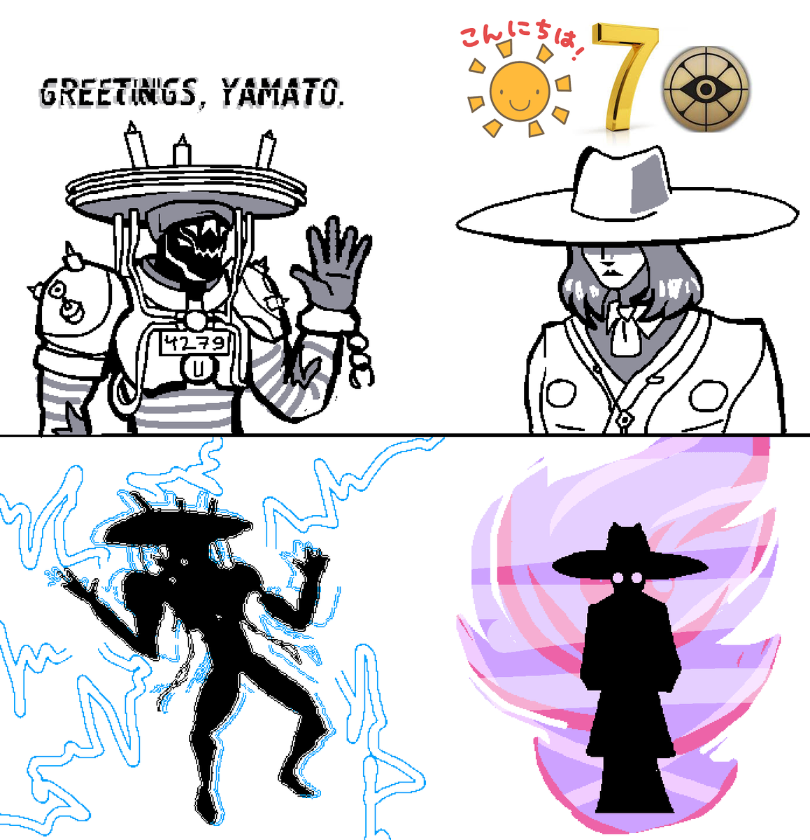 due to the leaked yamato redesign i welcome all of her mains to the saucer-sized hat club