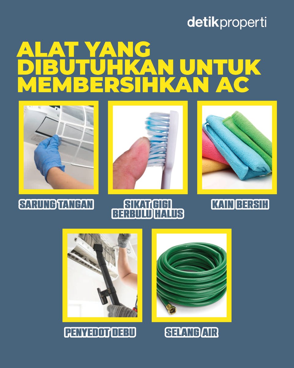 detik_properti's tweet image. Cuaca lagi panas banget? 🥵 Nggak heran kalau AC jadi penyelamat banyak orang biar udara di rumah tetap adem! Tapi inget ya, biar performanya tetap maksimal, AC harus rutin dibersihin.

#LifeHackRumah #TipsHemat #AC #Bersih
