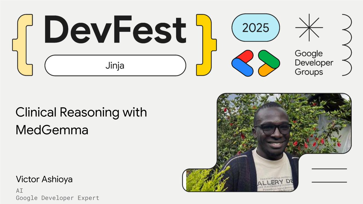 GDGJinja's tweet image. We’ve unveiled an incredible lineup for #DevFestJinja25 
Which speaker or session are you most excited about? 👀
Drop their name below and let’s get the hype rolling! 💥
#devfest #GoogleDevelopers #jinja