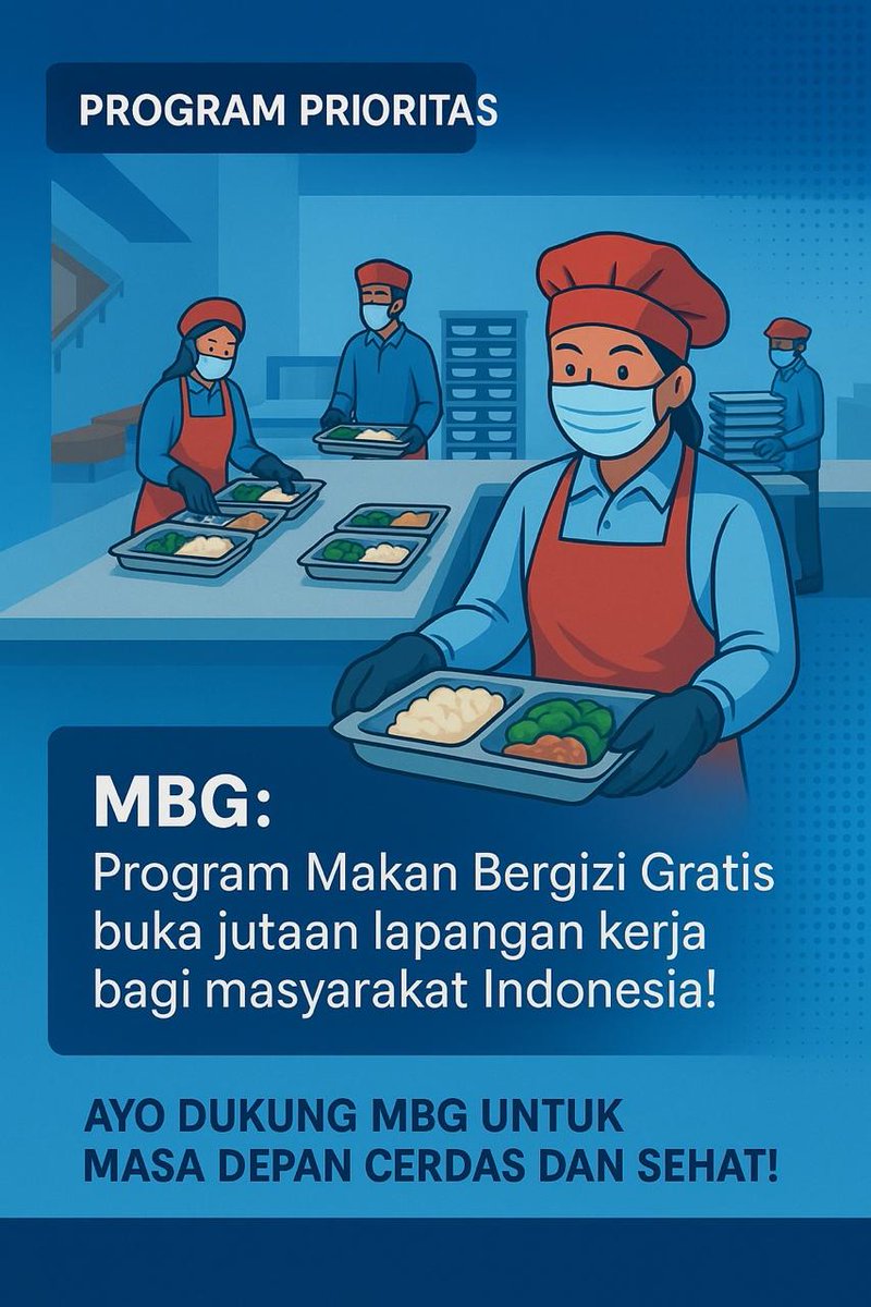 rizkiky50's tweet image. Makan Bergizi Gratis hadir bukan sekadar program, tapi peluang besar bagi ekonomi rakyat. #ProgramPrioritas #BangkitBersama