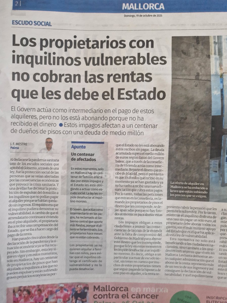 Fer possible un habitatge a les famílies "vulnerables" és un deure de les administracions. Que el poder públic traslladi el deure als propietaris privats és una perversió i és inadmissible.