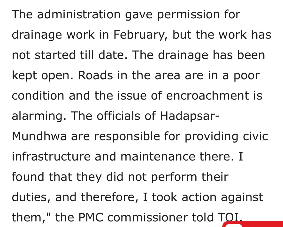Pune Municipal Commissioner Naval Kishore Ram is in full Nayak form. Gave 3 months for staff to improve. No improvement. Transfers municipal officers for incompetence.

Pune is a lost cause for many. Let’s see if Naval Ram can make a match of it. 

Will keep a track.