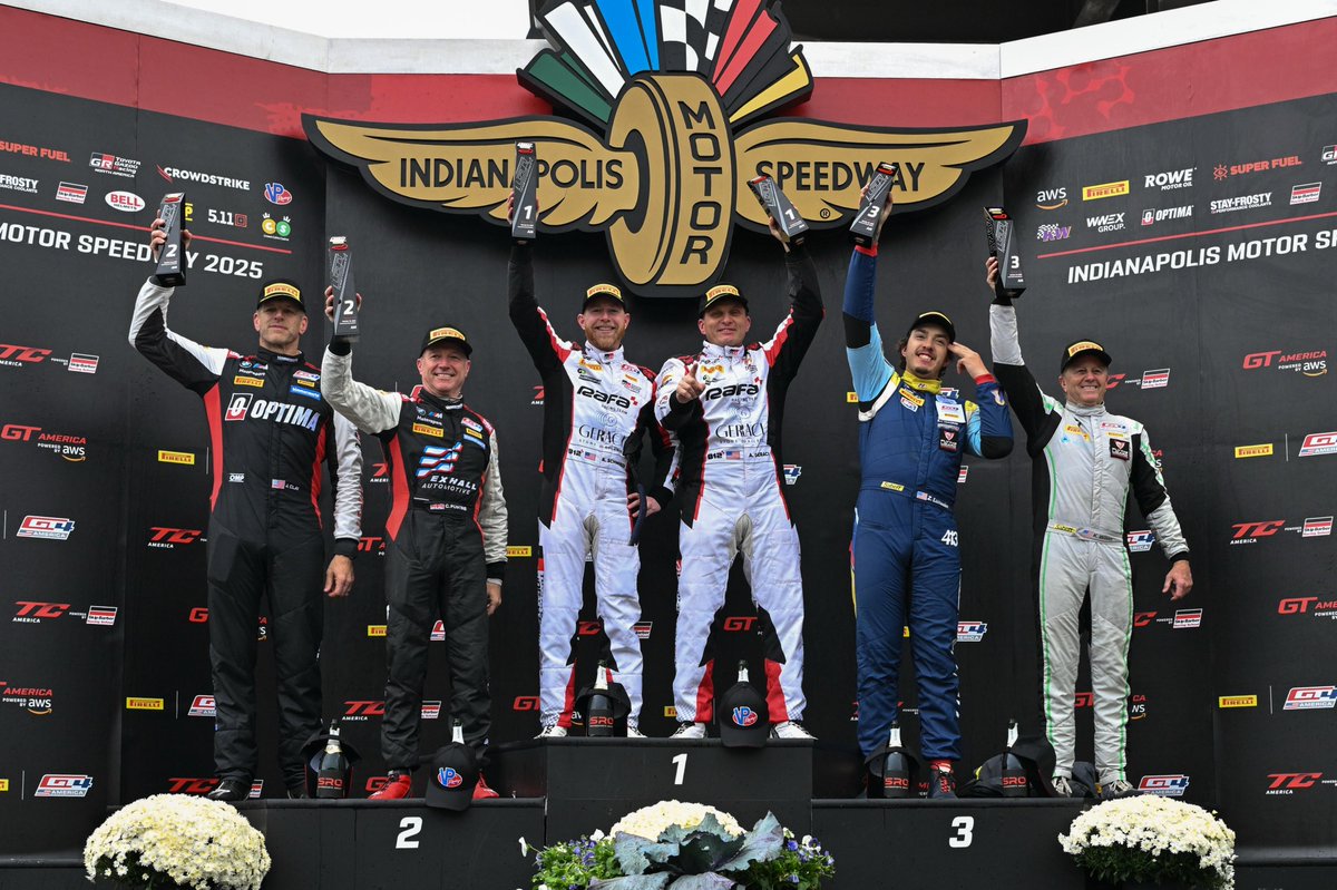 GT4America's tweet image. Thrilling GT4 Championship Conclusions Under Rain at Indianapolis Motor Speedway

🗞️ gt4-america.com/news/1189/indy…

#GT4America #GTINDY #Indy8H