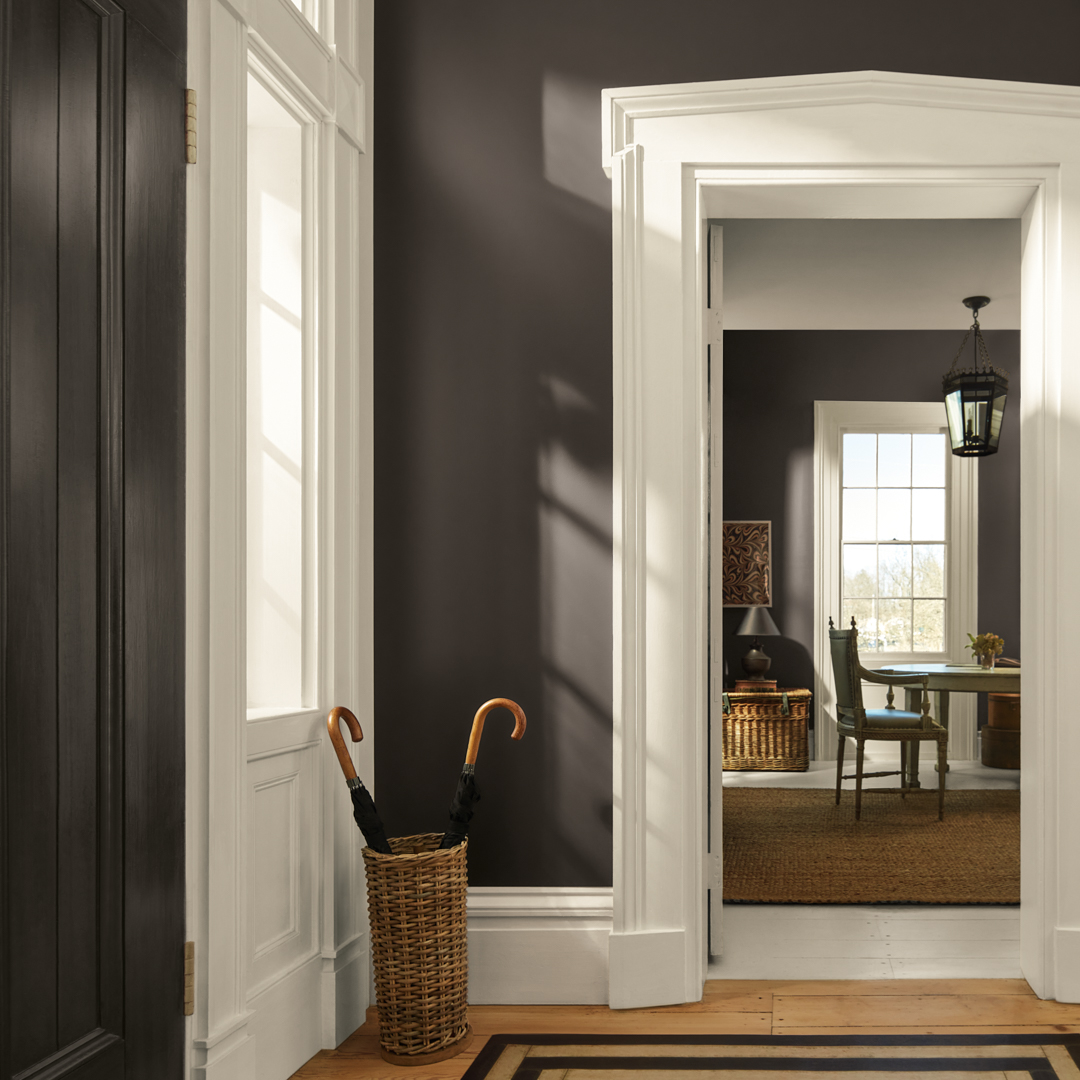 Benjamin_Moore's tweet image. Take a delicate approach to color with the Benjamin Moore Color of the Year 2026, Silhouette AF-655, an elegant hue that lends sophistication and grace to any space. Shop color samples now at your locally owned store 🤎