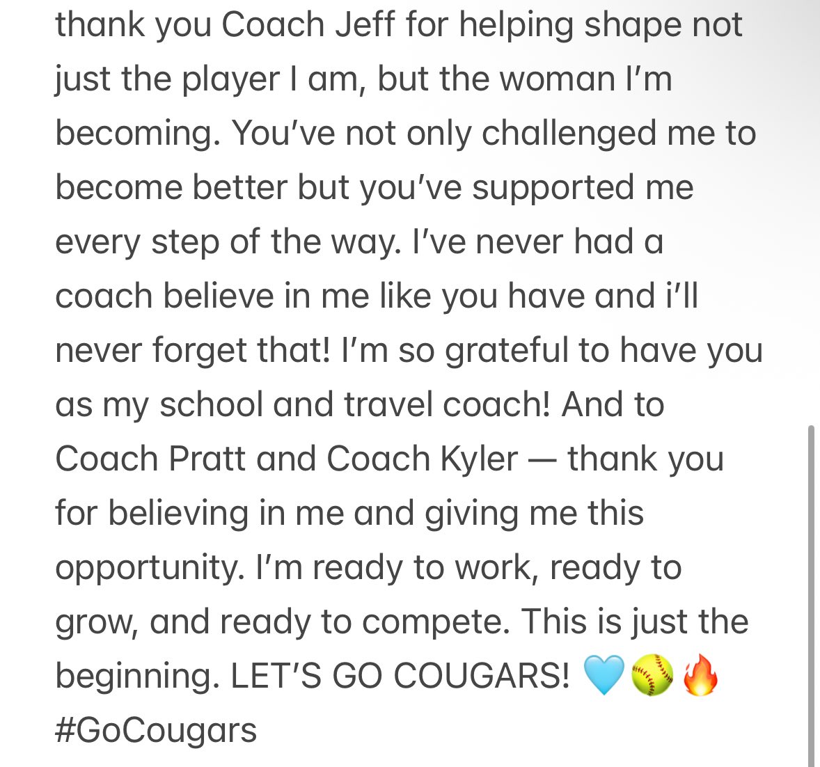 JuliaDeely2026's tweet image. Go Cougars🩵
@CoachJeffHill @MVNUsoftball