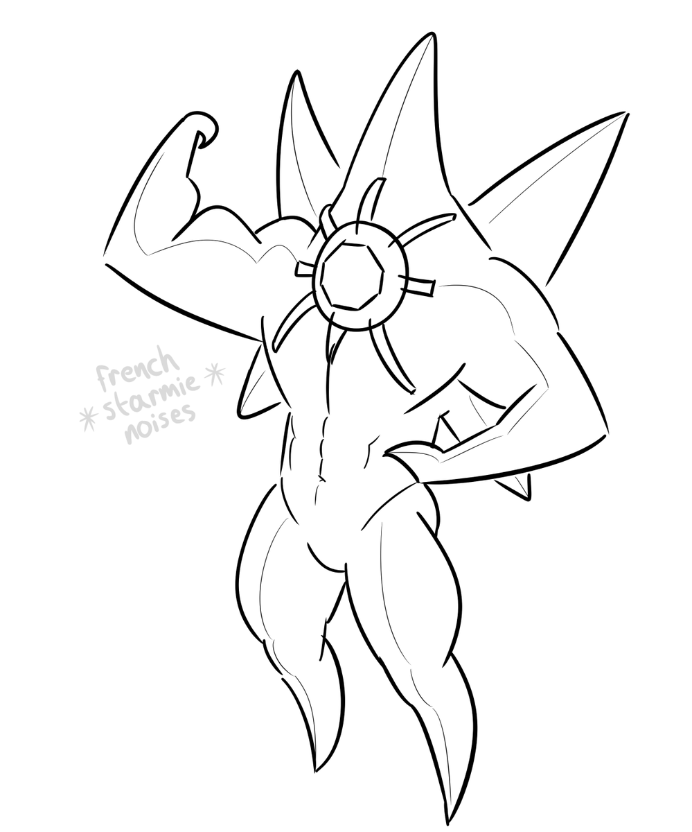 Someone said 'mega evolution Starmie could never be hot' and I said 'incorrect'