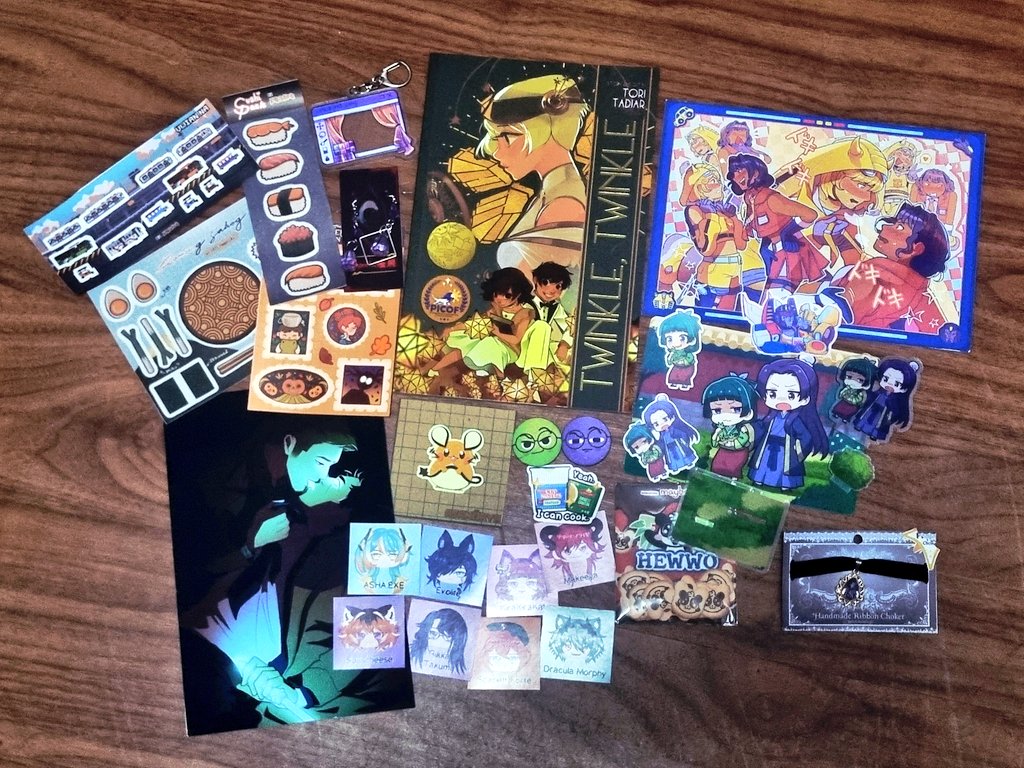_suusheese's tweet photo. M HOME AGAIN Lots of surprise purchases this time around ππ
TIME FOR #potaween HAUL
Thread of artists β¬οΈ https://t.co/Lv9VQPSHjC