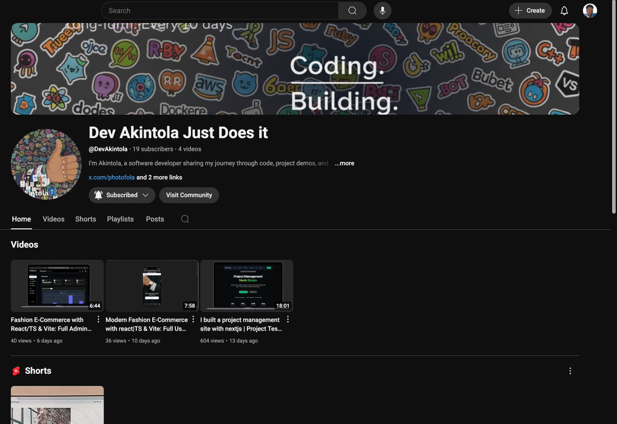 photofola's tweet image. alot of people have asked me how do i get my designs or where do i get them, but i will share it all in my new video on my youtube channel showing how i go about finding and getting designs to code....
youtube.com/@DevAkintola