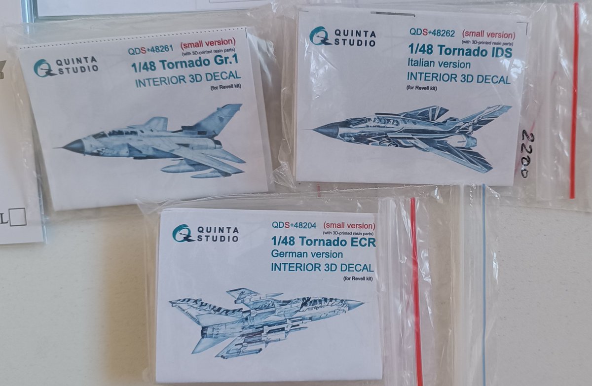 AlexAftermarket's tweet image. alexaftermarket.com Panavia Tornado and Douglas Skyraider decals and 3D Quinta interiors for Sale. All Scales !!!
Flat shipping 8,95 Euro ( 1 pcs. or 100 - the same shipping).