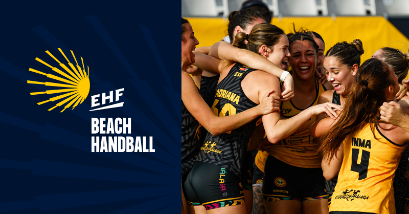 ArenaHandballT's tweet photo. 🏆 #bhchampionscup - Femenino
📍 Porto Santo🇵🇹

📌 Final
📺 EHF TV

🆚 @cbmpciudemalaga 2️⃣ - 1️⃣ GRD Leça - Love Tiles (22-18, 12-13 y 4-0)

🎙️ ¡Las malagueñas ganan la #BHChampionsCup!

#⃣ #BalonmanoPlaya

💻 La jornada en directo, aquí👇