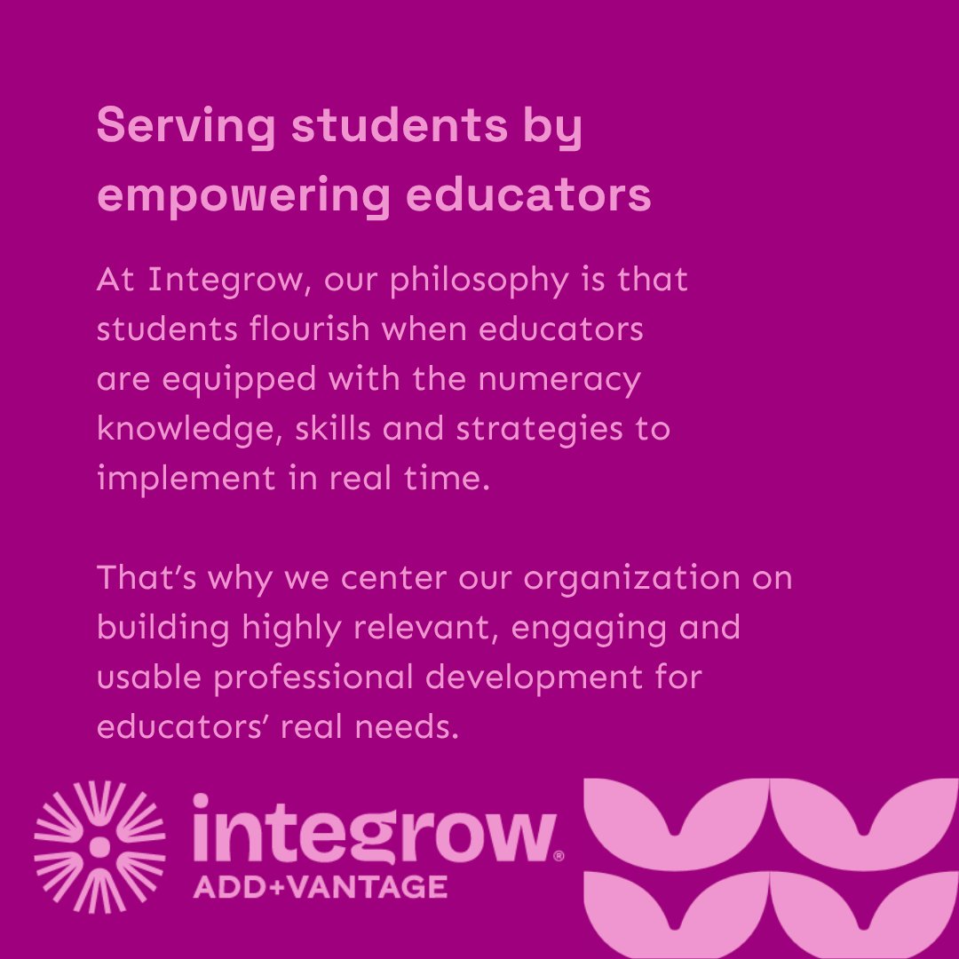 integrowmath's tweet image. As Integrow Numeracy Solutions, we’re excited to grow forward together. 🌍 #integrowmath #MathEducation #EdLeaders