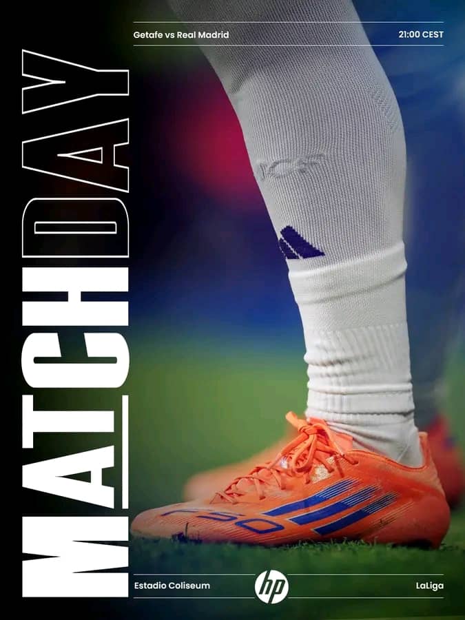 JOUR DE MATCH!🇪🇸
👌🏽¡HOY JUGAMOS!👌🏽
💪🏽¡IT'S MATCHDAY!💪🏽
🆚️  GETAFE 
⚖️ JOURNÉE 9 LA LIGA EA
🏟️  ESTADIO COLISEUM 
⏰ 19H00 GMT

#dakarsenegal #Kebetu #RealMadridCf #PeñaSenegal #getaferealmadrid
