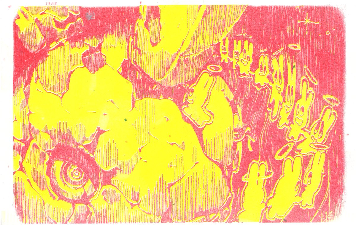 Springtrap Risograph Prints