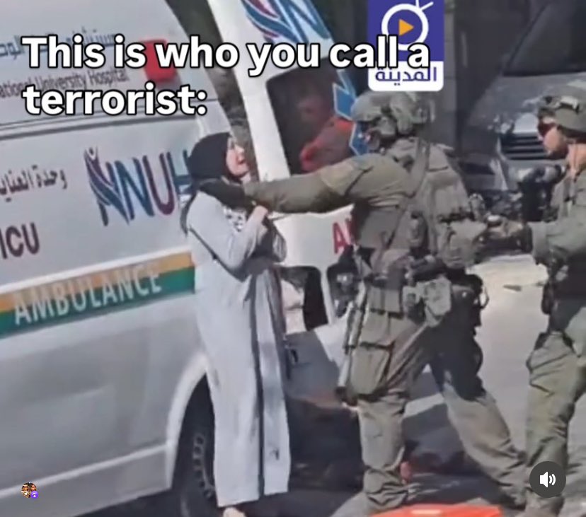 WafaaNofal1's tweet photo. Resistance has never been an act of terrorism when you resist oppression and occupation. 
Steeling a land and kill it’s people and torturing them for 77 years is an act of terrorism. 
#Palestine https://t.co/s77b0oai9Y