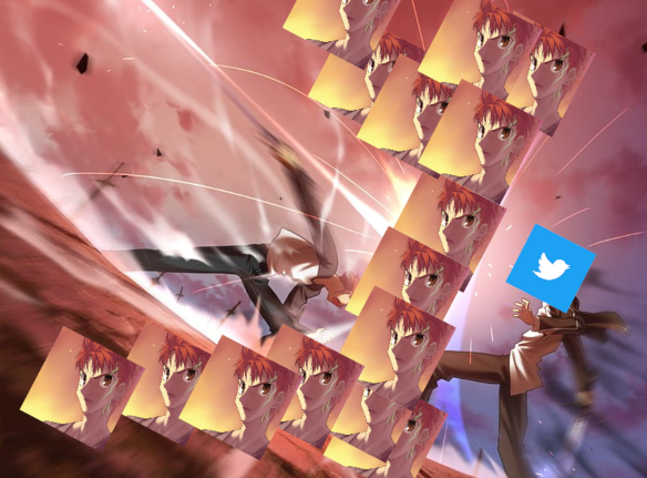 NacninjaO's tweet photo. KEEP ON SWORD LETS BREAK THIS APP #shirouday https://t.co/CSnQy6H7Q6