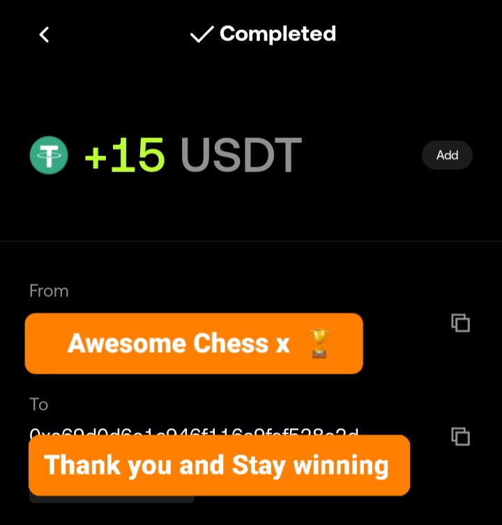 InvokePattern's tweet image. Received.✅
Thank you @chessx_game 🎁🙏
i well received the giveaway from legend @senator_sammy_ 🥳
i hope success to your upcoming project, wishing you the best ❤