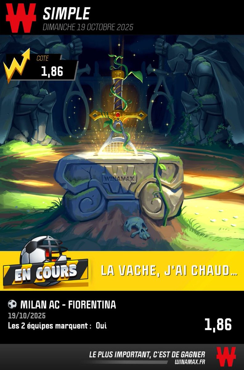 MONTANTE X5
ÉTAPE 1️⃣ <a href="/1/">1</a>.86     50€ ↗️ 93€

⚽ Milan les 2 équipes marquent 

❤️ SI TU SUIS
#TeamParieur #montante
