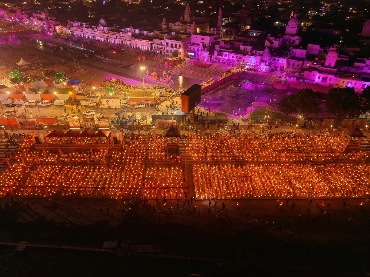 Glorious and Beautiful view. 
#Ayodhya