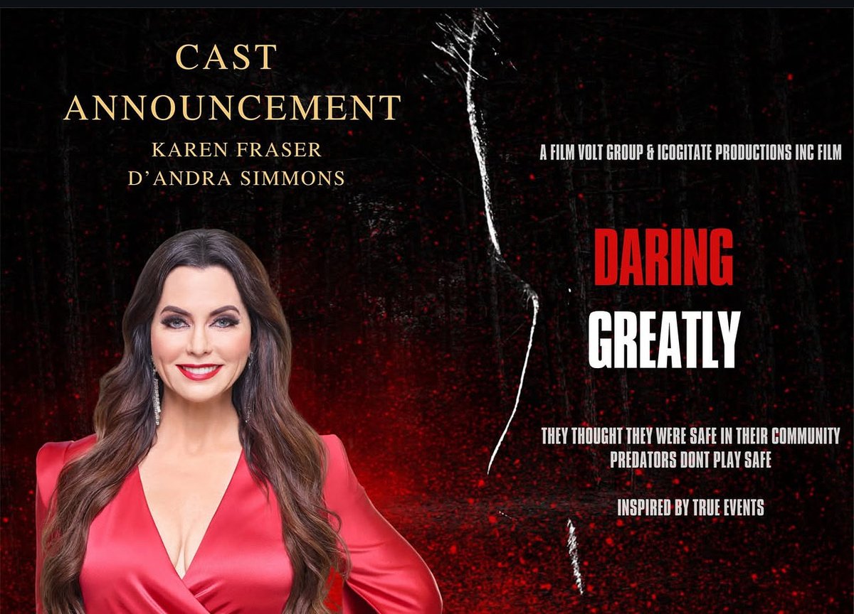Second Casting Announcement of the weekend! We're excited to announce that <a href="/dandrasimmons/">D'Andra Simmons</a> has officially joined the cast of the upcoming true-crime thriller “Daring Greatly” as Karen Fraser.
Best known for her appearances on “The Real Housewives of Dallas”, D'Andra brings