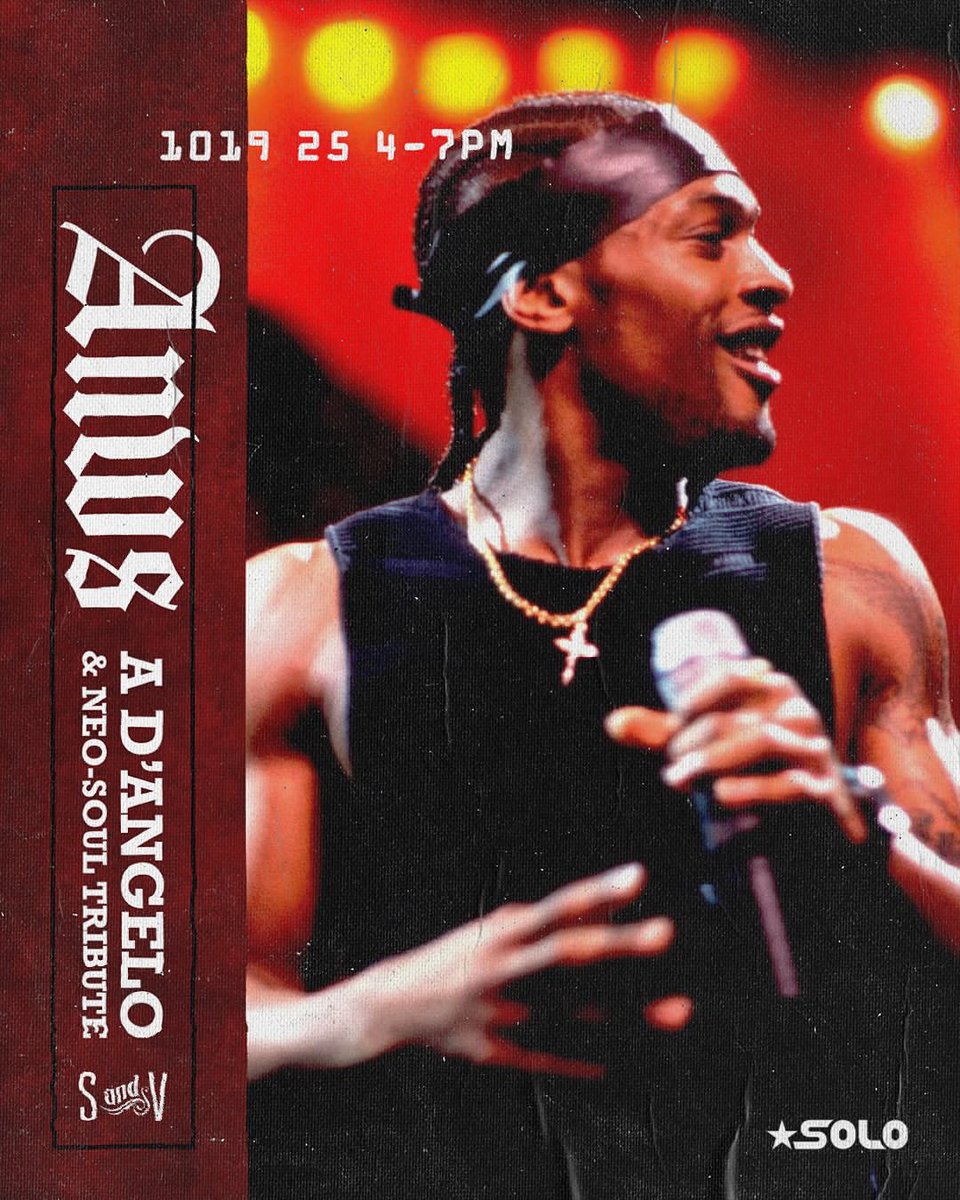 Pull up on us today at ANWS with <a href="/elSOLOshow/">DJ Solo</a> at Sundry &amp; Vice from 4–7 PM as we honor the legendary D’Angelo &amp; the Sounds of Neo-Soul — the perfect match for Cuffin Szn energy🔥

Restocks of past Szn faves + an exclusive first look and pre-orders of Cuffed &amp; Cozy Szn👀