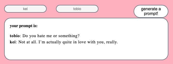 tsukikagelily's tweet image. tried a prompt generator after a long while, but they gave me canon 😆 #tkkg #tsukikage