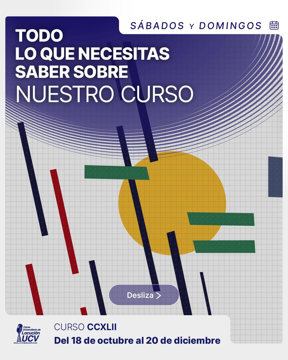 Curso Locución UCV tweet media