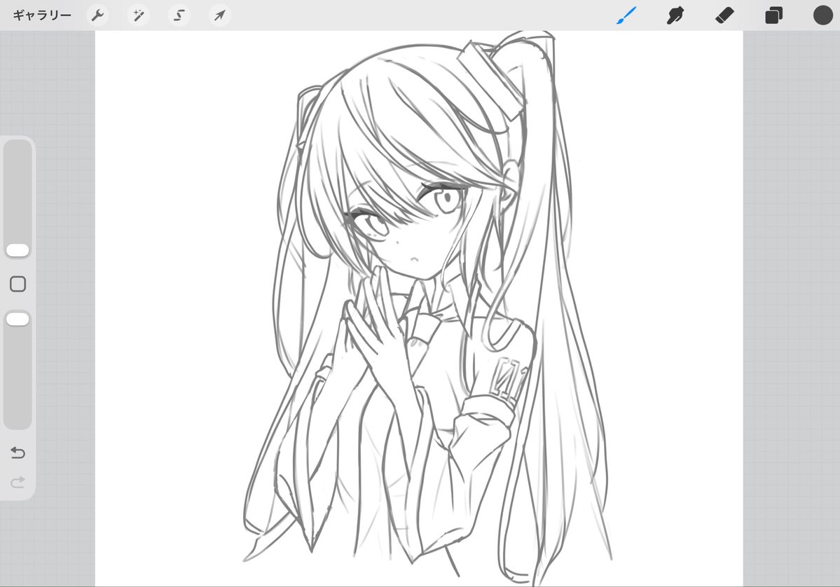 #初音ミク
あかん…落書きしかできなくなってる！？