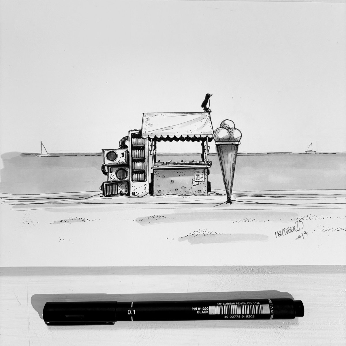 Arctic 19th #inktober