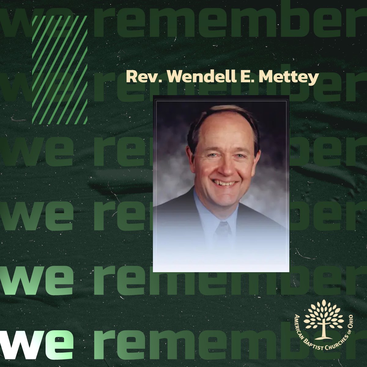 ABCofOhio's tweet image. Reverend Wendell E. Mettey, founder of Matthew 25: Ministries, passed away on October 6, 2025. He pastored Walnut Hills Baptist Church and later Montgomery Community Baptist Church before founding Matthew 25. Please keep the Mettey family in your prayers. abc-ohio.org