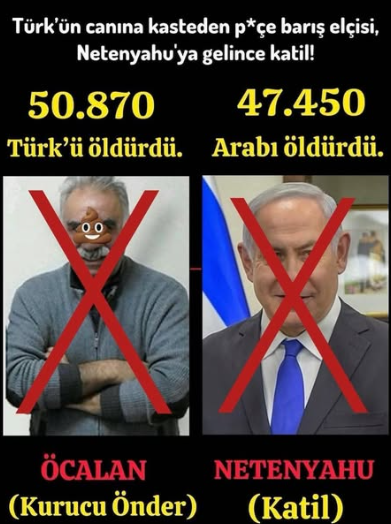 Hiç kimseye, dünyaya gelirken Türk mü olacaksın, Kürt mü olacaksın? diye sorulmadı...
Şeytan diyor: Al eline beyzbol sopasını vur şunların kafasına, kafasına!
Bre pislikler! siz Arap, Yahudi, Türk ya da Kürt öldürmediniz İNSAN öldürdünüz!
Kocanız Trump, ise avucunu oğuşturuyor..