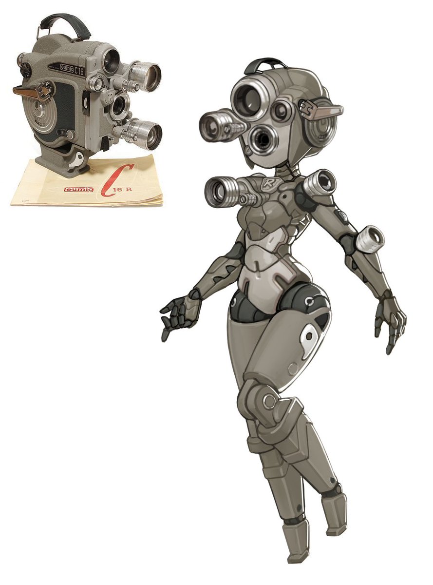 Camera👉robot girl