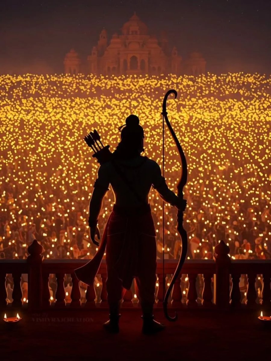 धर्मसंस्थापनार्थाय सम्भवामि युगे युगे॥ #Deepotsav2025