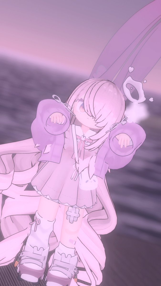 おはよなるかー
わたしのみみ～🐰

#みみのこ
#てでぃぐま
#VRChatPhotography 
#VRChat