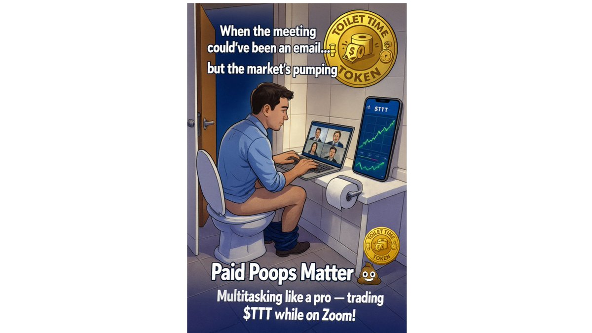 Toilet Time Token (TTT) tweet media