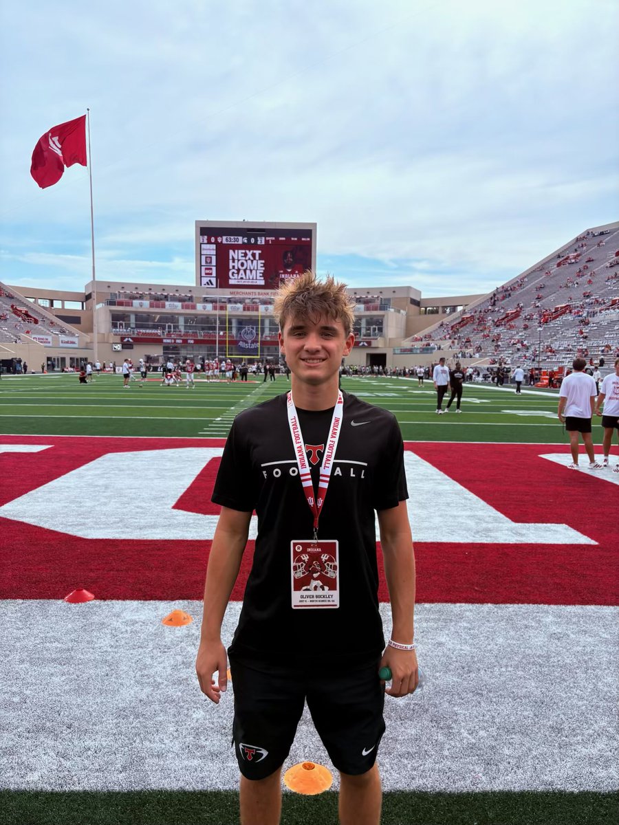 I had a great time with <a href="/IndianaFootball/">Indiana Football</a> this weekend! Loved the electric atmosphere paired with a great win! Special thanks to <a href="/Coach_RMAC/">Ryan McInerney</a> for the invite and conversation! Looking toward to being back this summer.
<a href="/HKA_Tanalski/">Adam</a> 
<a href="/Jaxon_Miller_54/">Jaxon Miller</a> 
<a href="/kt_recruiting/">Kicker Tracker Recruiting</a> 
<a href="/trlong02/">Ty Long</a>