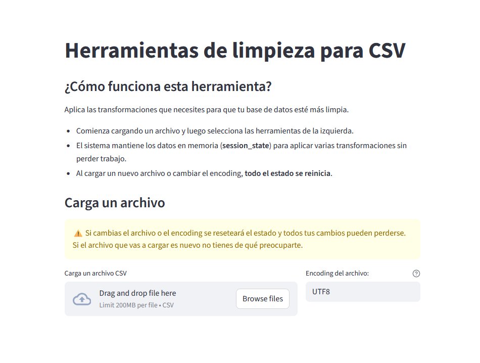 Limpiar bases de datos es una labor tediosa y compleja, que requiere conocimientos técnicos y saber manejar código.  

Hicimos esta herramienta para facilitar el proceso. 

¿Cómo se usa? 

Va un 🧵ejemplo de como se aplican estas herramientas...