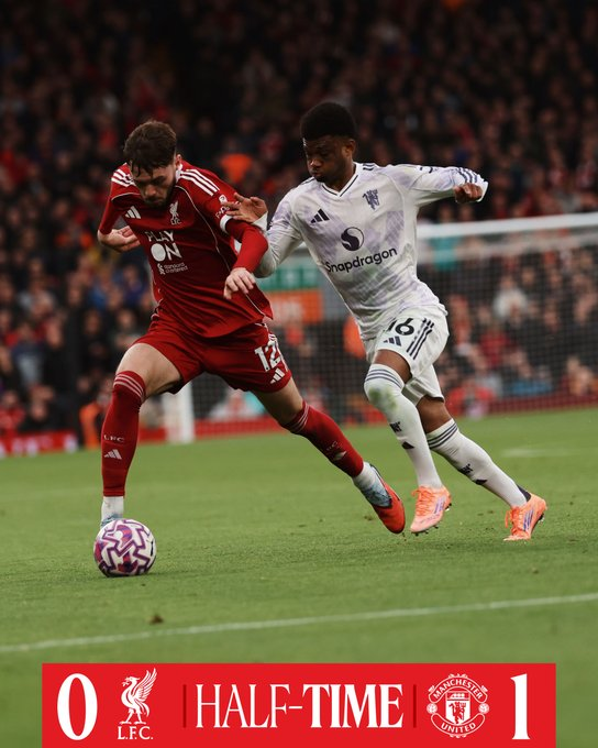 lfcstreamhd's tweet image. Behind at half-time. 

#LIVMUN 

Follow @lfcstreamhd For Second Half Live Stream