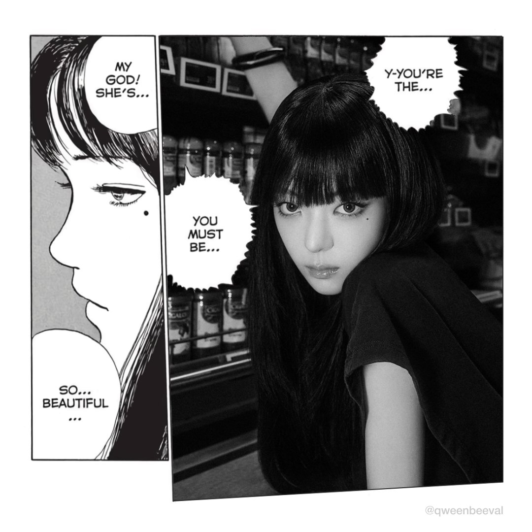 qweenbeeval's tweet image. &apos;tunnel vision&apos; lia as tomie ☆