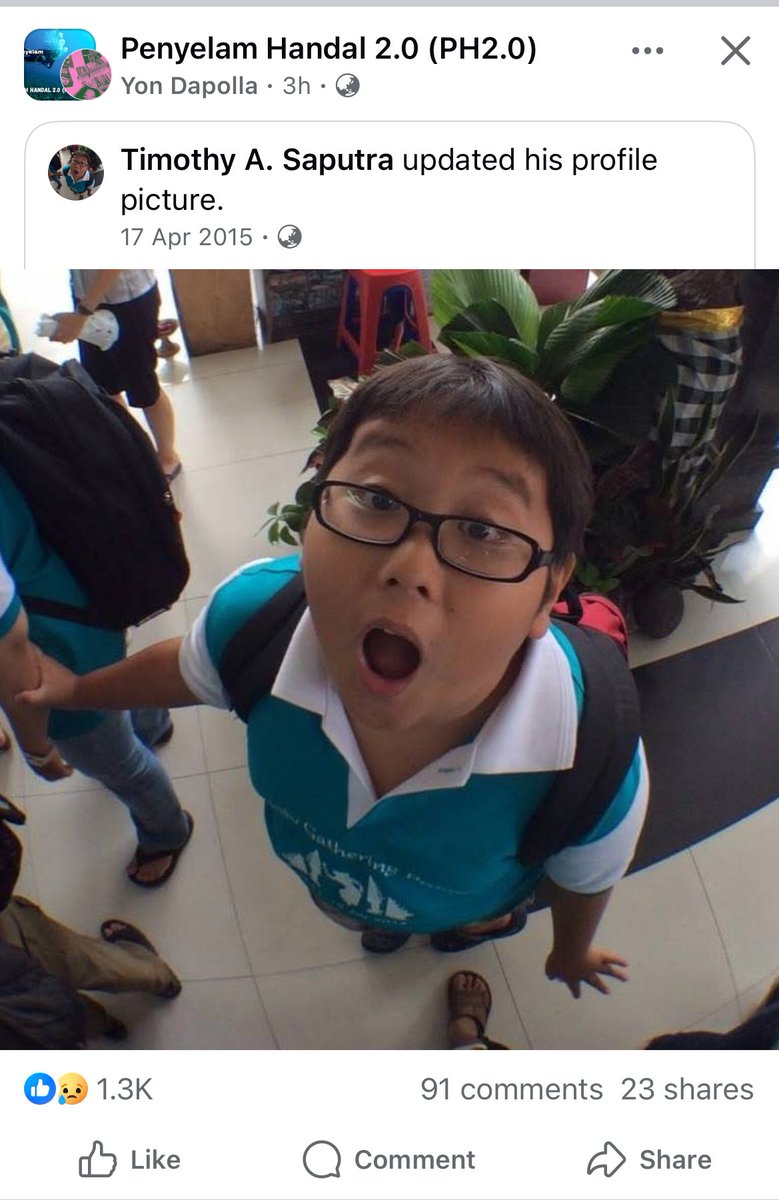 Warga FB nemu Akun FB lama timothy