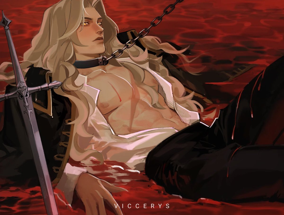 viccerys's tweet image. Bloodbath 
#art #alucard #castlevania #drawtober