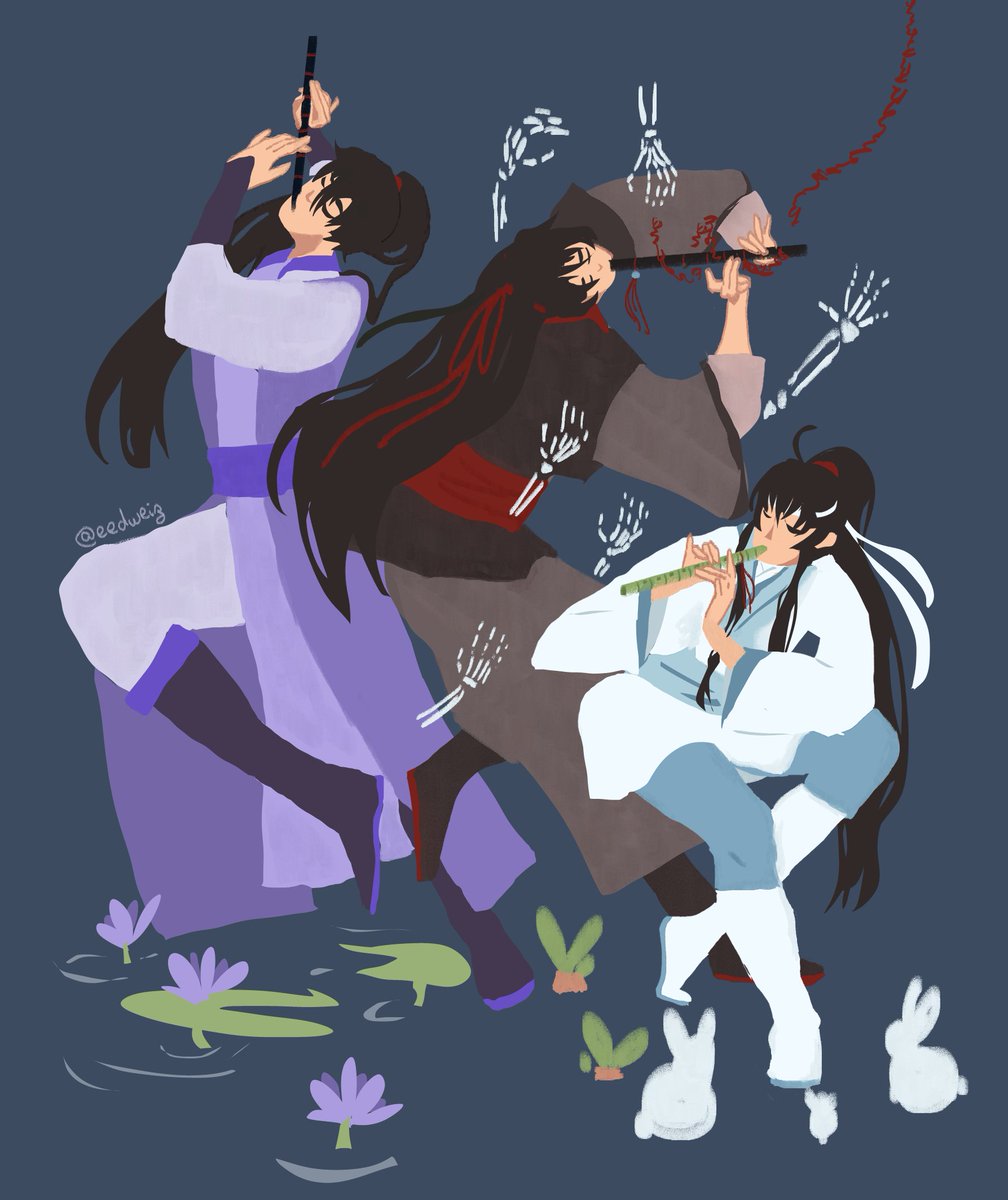 Day 19: Flute 🐇 

#MDZS #WeiWuxian #魔道祖师 #mxtxtober
