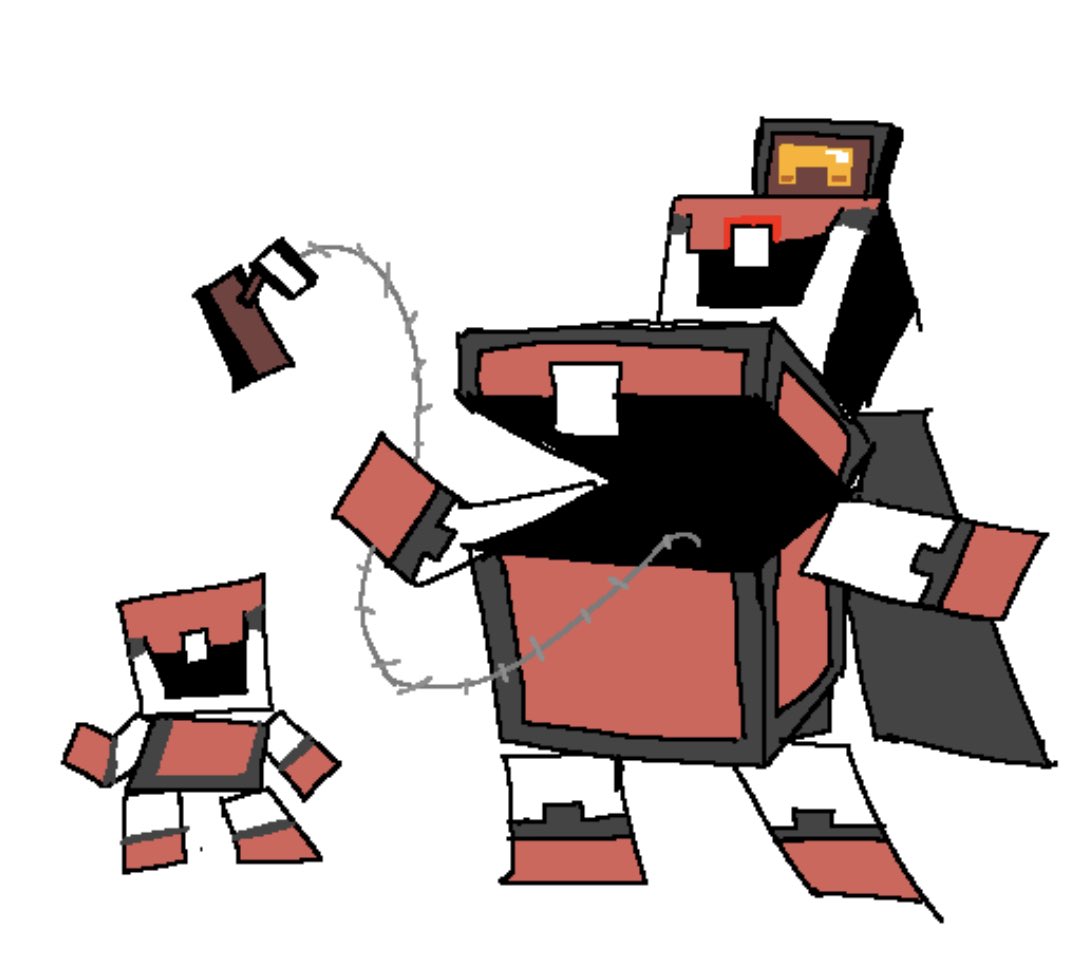 Chapter4__'s tweet image. The best deltarune au #minecraft