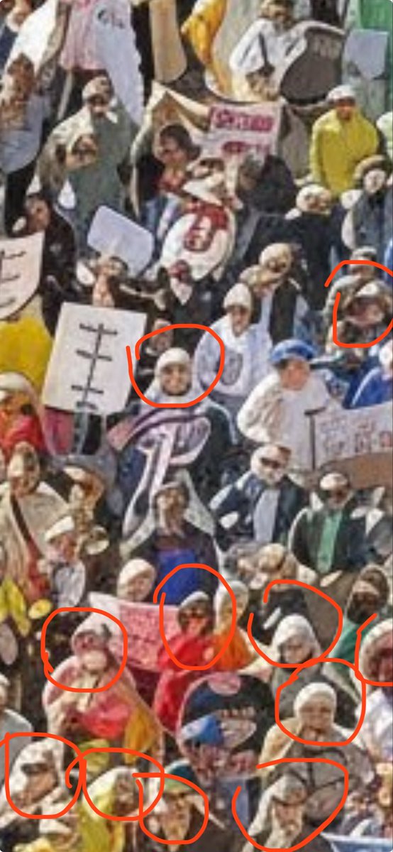 ReFounderParty's tweet image. What’s with all the burkas?